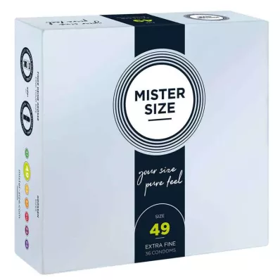 MISTER Size 49 condoms, 36 pcs MISTER Size 49 condoms, 36 pcs
