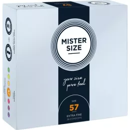 MISTER Size 57 condoms, 36 pcs