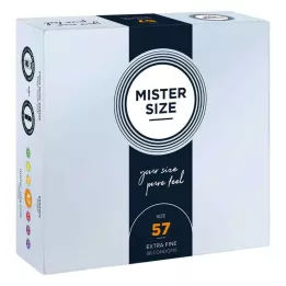 MISTER Size 57 condoms, 36 pcs