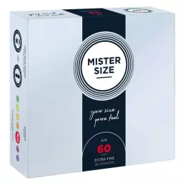 MISTER Size 60 condoms, 36 pcs