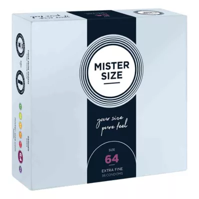 MISTER Size 64 condoms, 36 pcs MISTER Size 64 condoms, 36 pcs