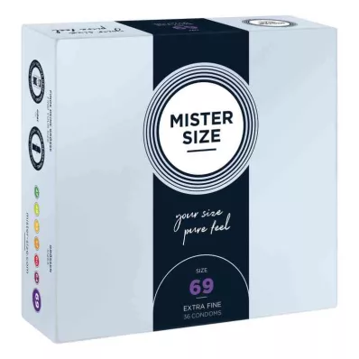 Mister Size 69 condoms (36 pieces) Mister Size 69 condoms (36 pieces)