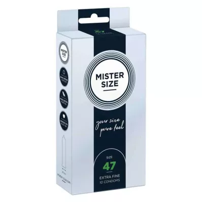 MISTER SIZE 47 condoms, 10 pcs MISTER SIZE 47 condoms, 10 pcs