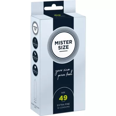 MISTER Size 49 condoms, 10 pcs