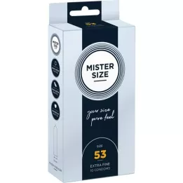 MISTER Size 53 condoms, 10 pcs