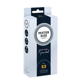 MISTER Size 53 condoms, 10 pcs