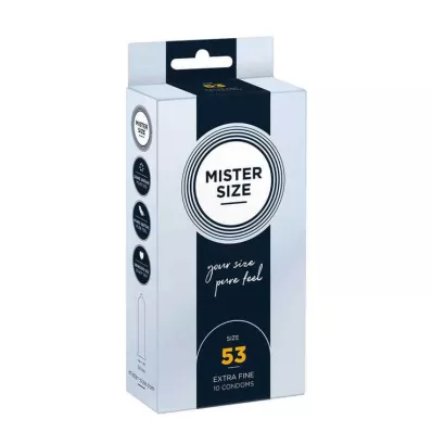 MISTER SIZE 53 condoms, 10 pcs
