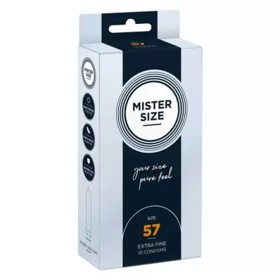 MISTER SIZE 57 condoms, 10 pcs MISTER SIZE 57 condoms, 10 pcs