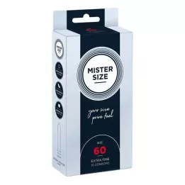 MISTER Size 60 condoms, 10 pcs