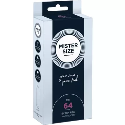 MISTER Size 64 condoms, 10 pcs