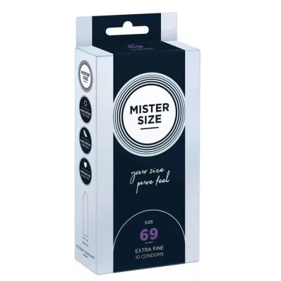 MISTER SIZE 69 condoms, 10 pcs MISTER SIZE 69 condoms, 10 pcs