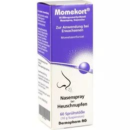 MOMEKORT 50 μg/spray nasal spray suspension 60 adults, 10 g