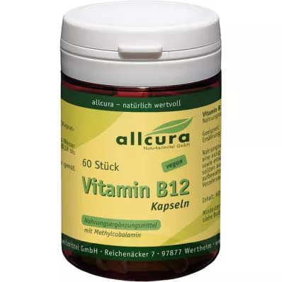 VITAMIN B12 CAPSULES, 60 pcs