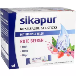 SIKAPUR Silicic acid gel sticks red berries, 30 pcs