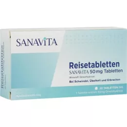 REISETABLETTEN Sanavita 50 mg tablets, 20 pcs