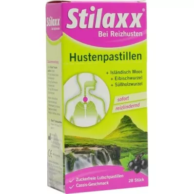 STILAXX Cough Pastilles Iceland Moss, 28 pcs