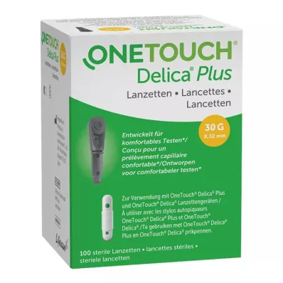 One Touch Delica Plus needle lancets, 100 pcs One Touch Delica Plus needle lancets, 100 pcs