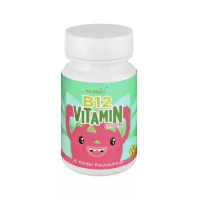 VITAMIN B12 KINDER Chewable tablets vegan, 120 pcs VITAMIN B12 KINDER Chewable tablets vegan, 120 pcs