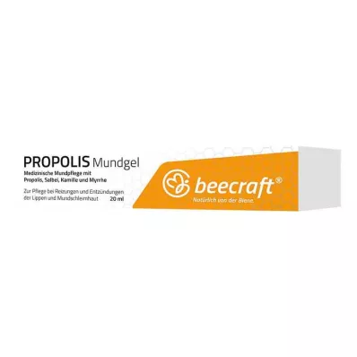 BEECRAFT Propolis mouth gel, 20 ml BEECRAFT Propolis mouth gel, 20 ml