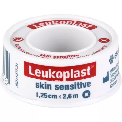 LEUKOPLAST Skin Sensitive 1,25 cmx2,6 w.protection, 1 pc