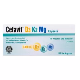 CEFAVIT D3 K2 Mg 2,000 I.U. hard capsules, 100 pcs