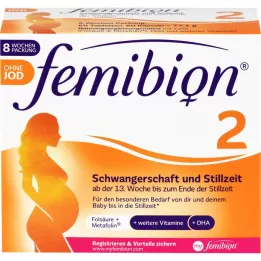 FEMIBION 2 Pregnancy+Lactation without iodine pills, 2X60 pcs