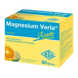 MAGNESIUM VERLA direct granules citrus, 60 pcs