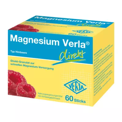 MAGNESIUM VERLA direct granules raspberry, 60 pcs MAGNESIUM VERLA direct granules raspberry, 60 pcs