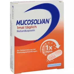 MUCOSOLVAN 1 times daily sustained release capsules, 20 pcs