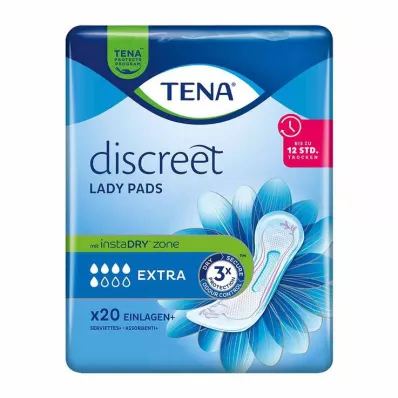 TENA LADY Discreet pads extra, 20 pcs TENA LADY Discreet pads extra, 20 pcs