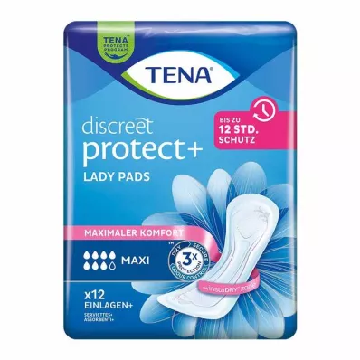 TENA LADY Discreet pads maxi, 12 pcs