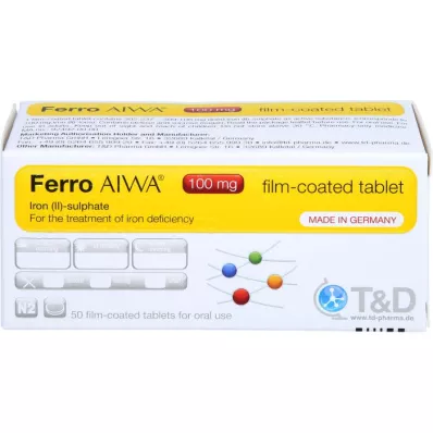 FERRO AIWA 100 mg film-coated tablets, 50 pcs