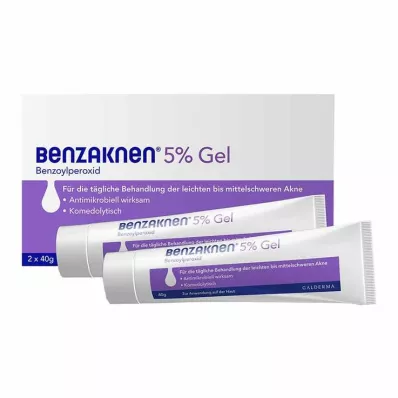 BENZAKNEN 5% gel, 2X40 g BENZAKNEN 5% gel, 2X40 g