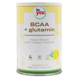 FOR YOU BCAA+glutamine Energy &amp; Recovery Lemon, 480 g