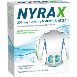 NYRAX 200 mg/200 mg Kidney Tablets, 100 pc
