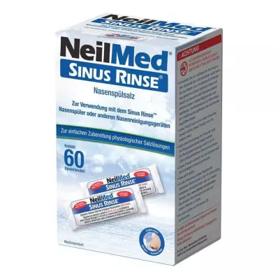 Neilmed Sinus Rinse nasal rinse salt dosing bag, 60X2.4 g Neilmed Sinus Rinse nasal rinse salt dosing bag, 60X2.4 g