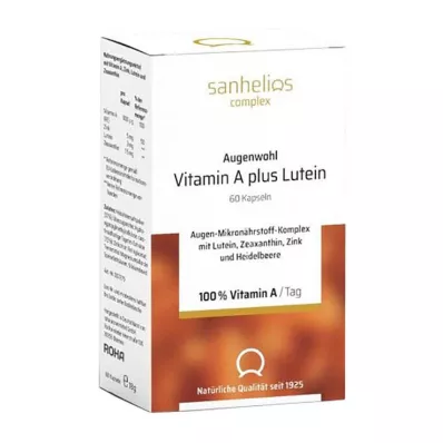 Sanhelios Augenwohl Vitamin A plus Lutein capsules, 60 pcs