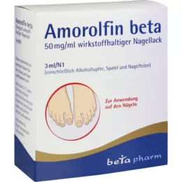 AMOROLFIN beta 50 mg/ml nail varnish containing active substance, 3 ml