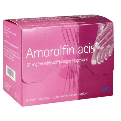 AMOROLFIN acis 50 mg/ml nail varnish containing active substance, 3 ml