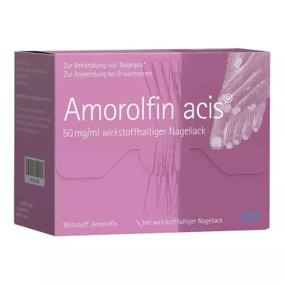 AMOROLFIN acis 50 mg/ml nail varnish containing active substance, 3 ml