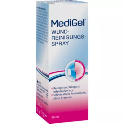 MEDIGEL Wound cleansing spray, 50 ml