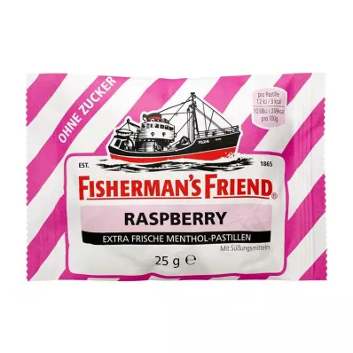 FISHERMANS FRIEND Raspberry without sugar pastilles, 25 g FISHERMANS FRIEND Raspberry without sugar pastilles, 25 g