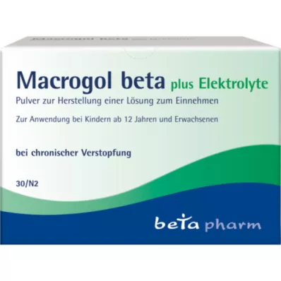 MACROGOL beta plus electrolytes Plv.z.H.e.L.z.Einn., 30 pcs