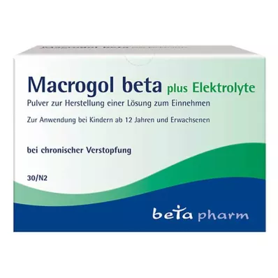 MACROGOL beta plus electrolytes Plv.z.H.e.L.z.Einn., 30 pcs