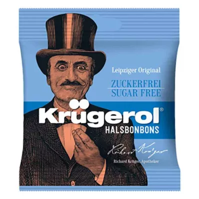 Krügerol throat sweets sugar-free, 50 g