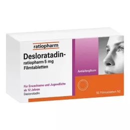 DESLORATADIN-ratiopharm 5 mg film-coated tablets, 50 pcs