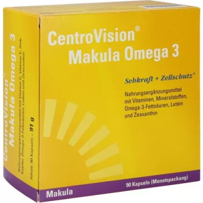CENTROVISION Macula Omega-3 Capsules, 90 Capsules