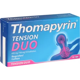 THOMAPYRIN TENSION DUO 400 mg/100 mg film-coated tablets, 18 pcs