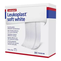 LEUKOPLAST soft white plaster 4 cmx5 m roll, 1 pc