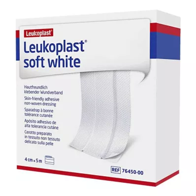 LEUKOPLAST soft white plaster 4 cmx5 m roll, 1 pc LEUKOPLAST soft white plaster 4 cmx5 m roll, 1 pc